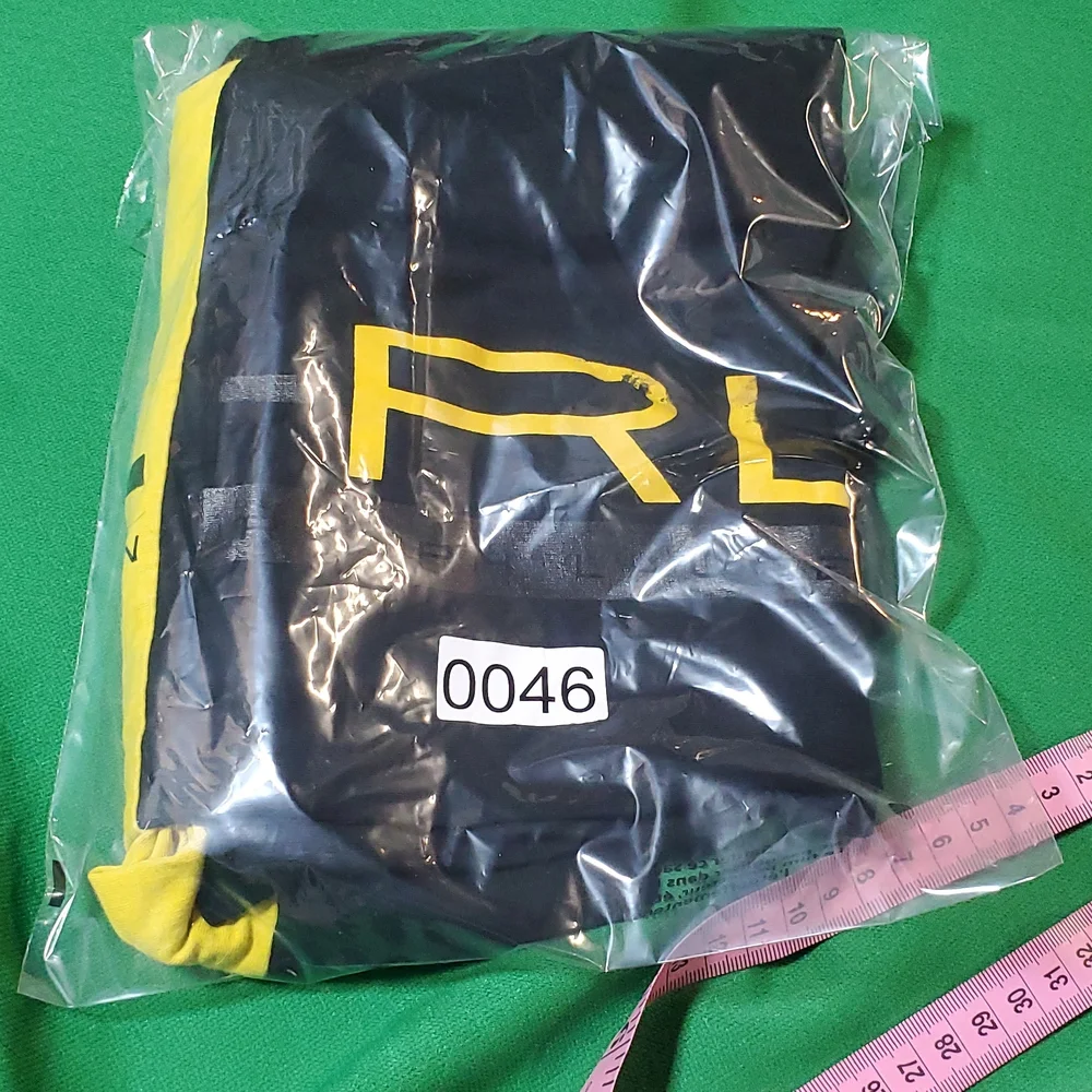 Women's vintage Ralph Lauren black yellow size Large logo long sleeve shirt - Picture 10 of 10